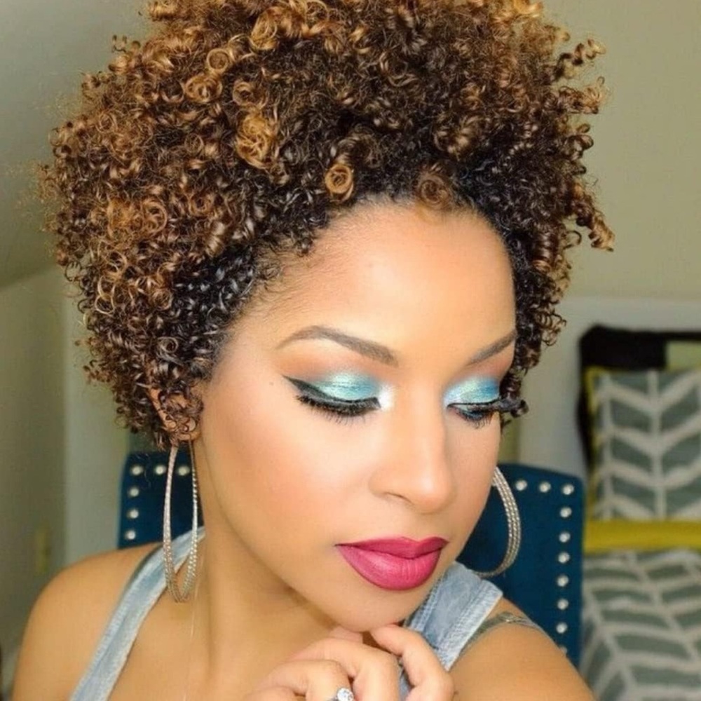 Ms Taj Short Afro Kinky